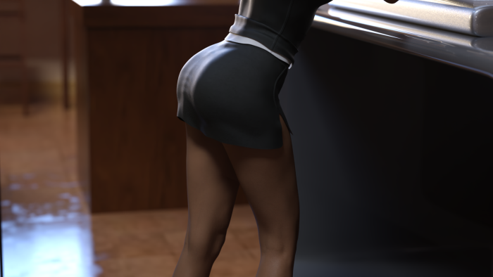 Small crack on the glass