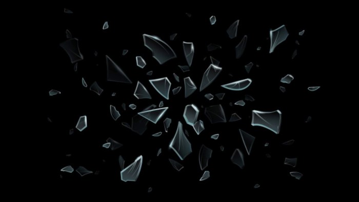 Cracks on glass vector