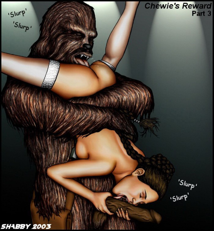 Star Wars - A Complete Guide to Wookie Sex 3 Comics