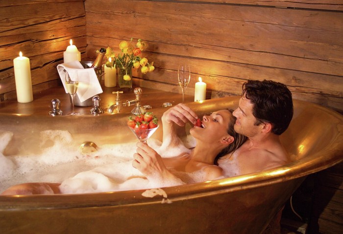 Romantic bath