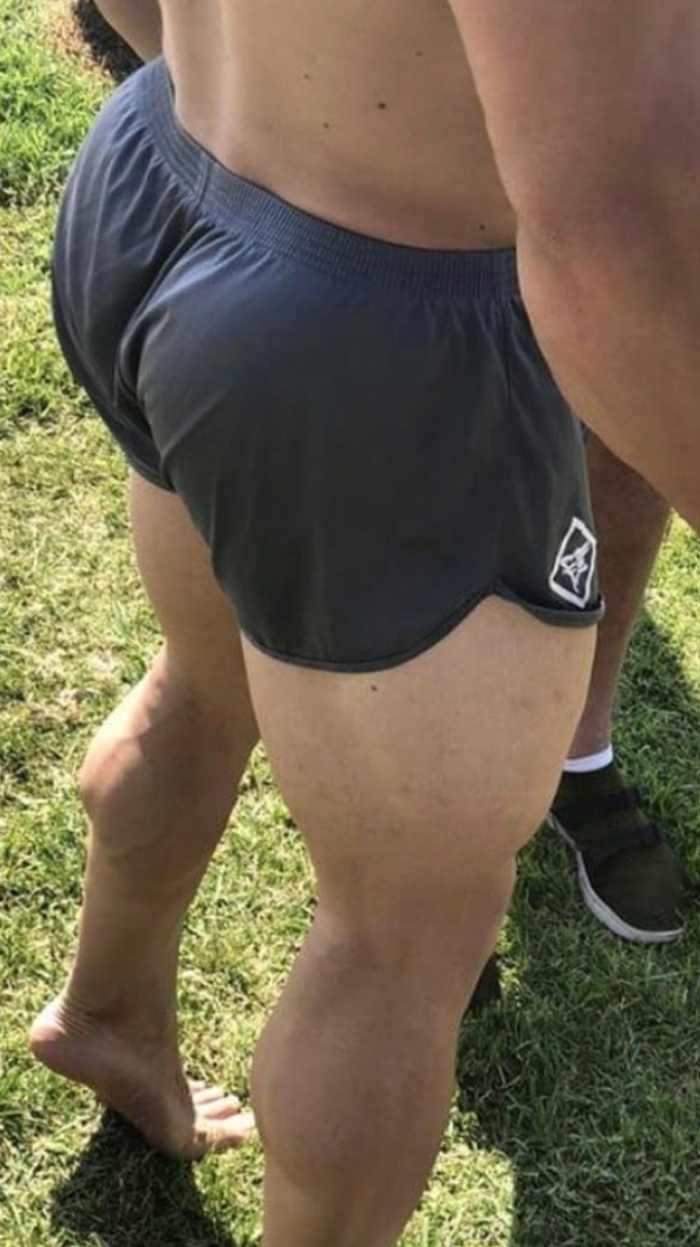 Slim Guy in Underwear