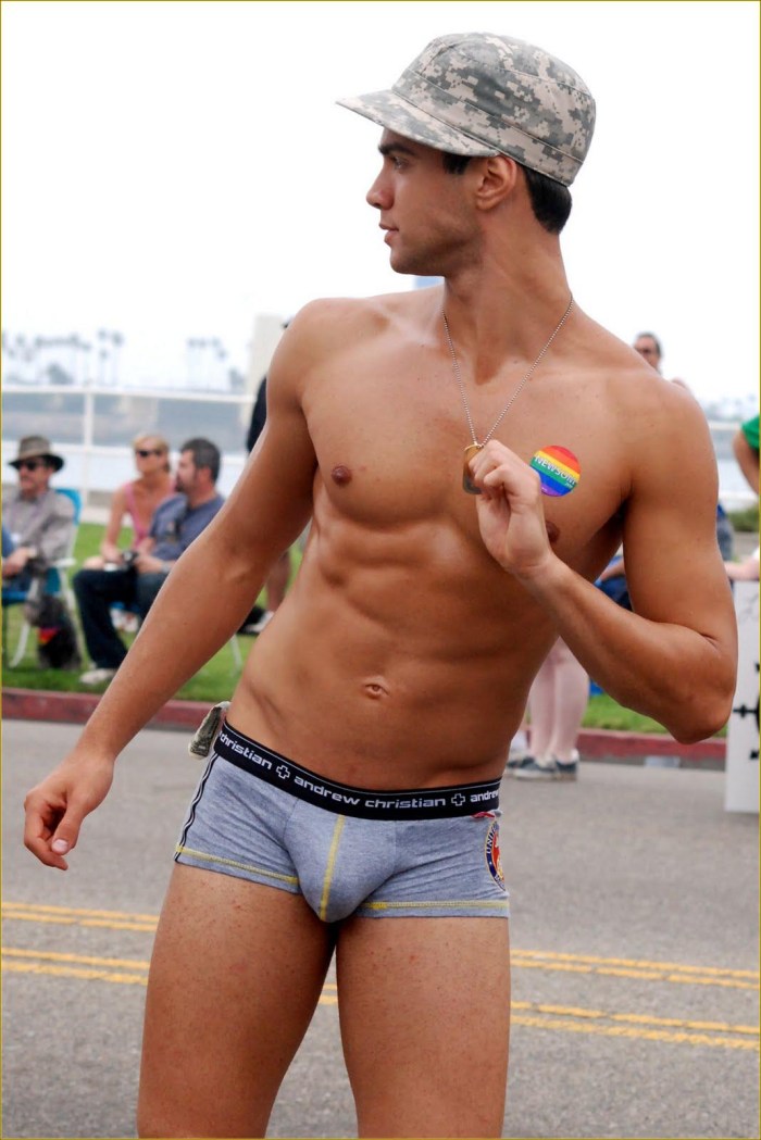 A group of pumped men