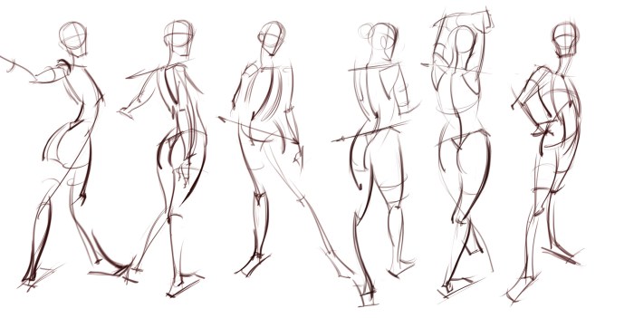 Women's figure sketch