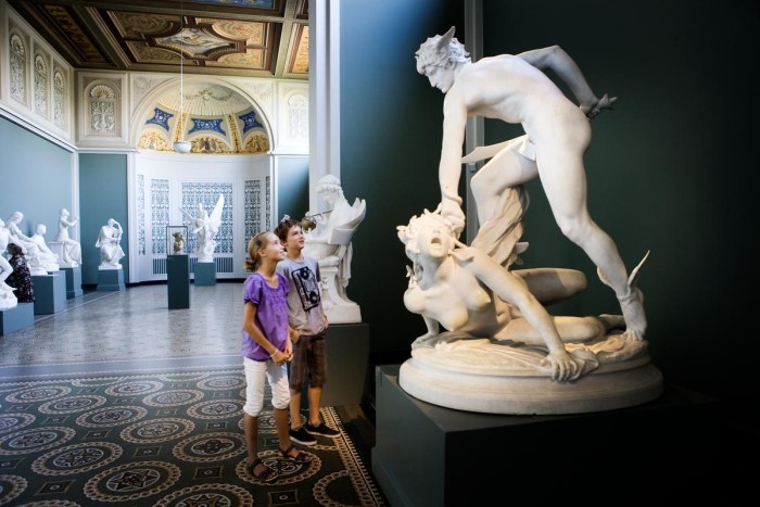 Sculpture in the museum