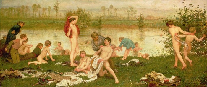 Picture Bathers Frederick Walker