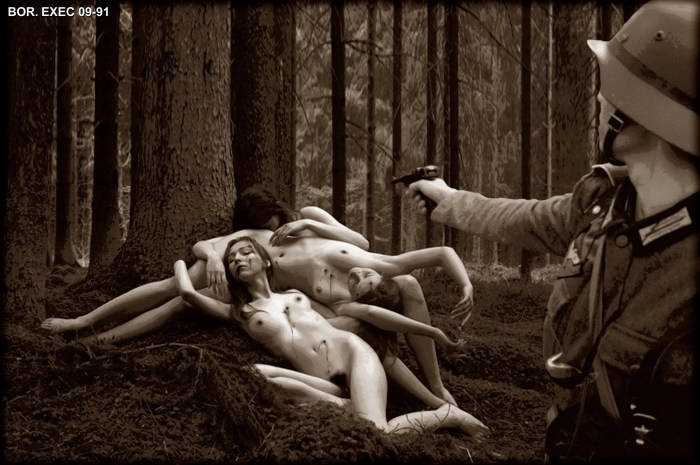 Naked women prisoners of war