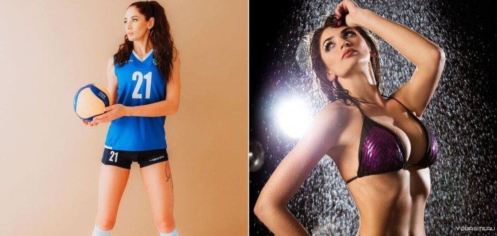 Volleyball player Christina Karapet