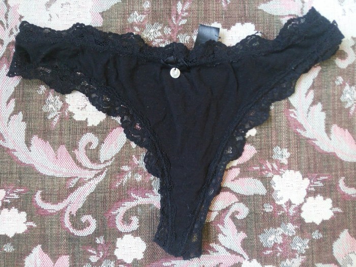 Wife in white panties photo