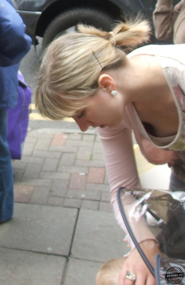 We look at the girls under the blouses