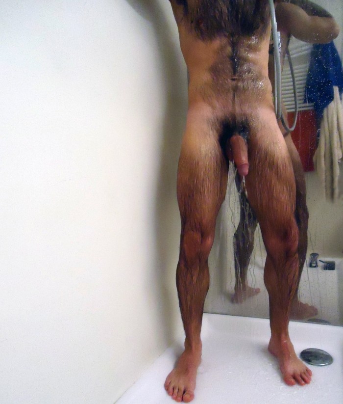 Naked guys with hairy legs