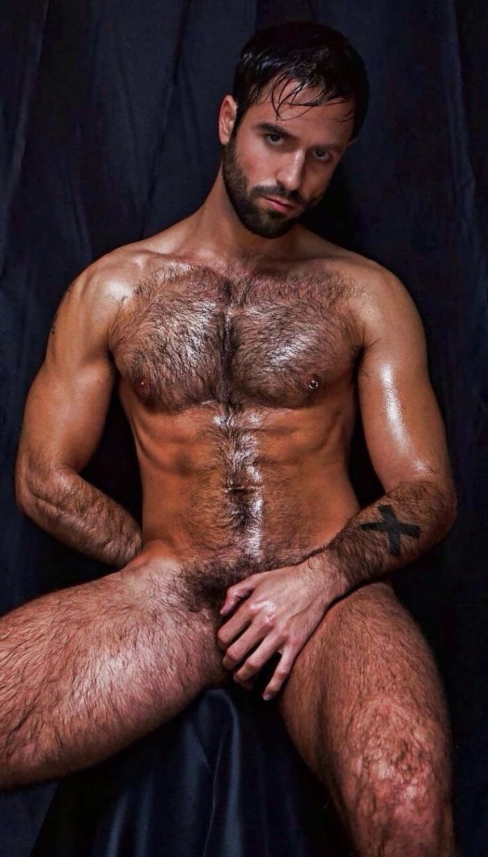 Beautiful naked hairy guys