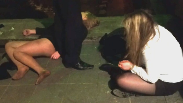 The violence of drunken girls