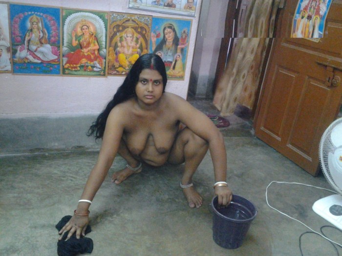 Naked young Indian women
