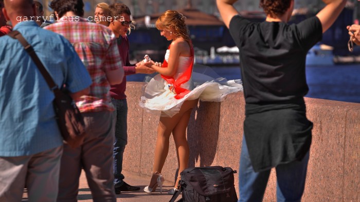 The dress lifted the wind