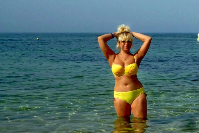 Russian women 40 years old in swimsuits