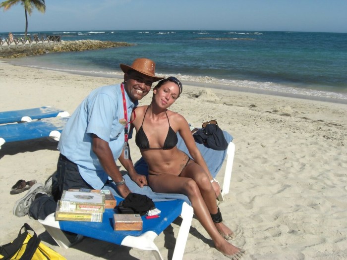 Wife at the resort in Turkey