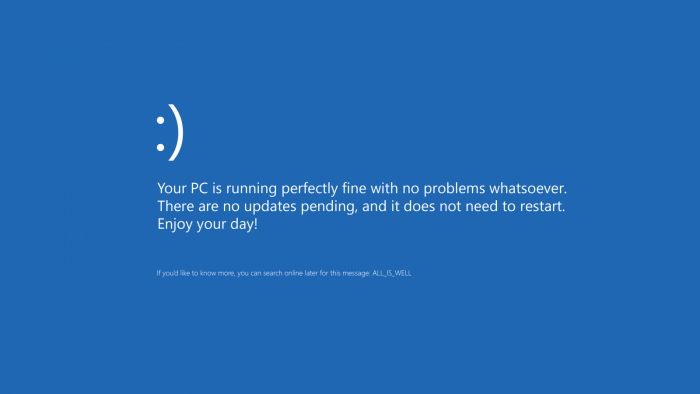 Windows 10 blue screen