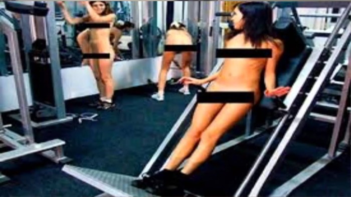 Spied in the gym