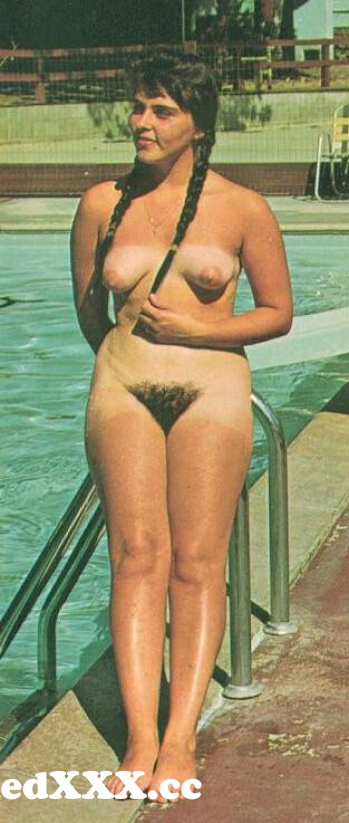Beautiful naked nudists retro