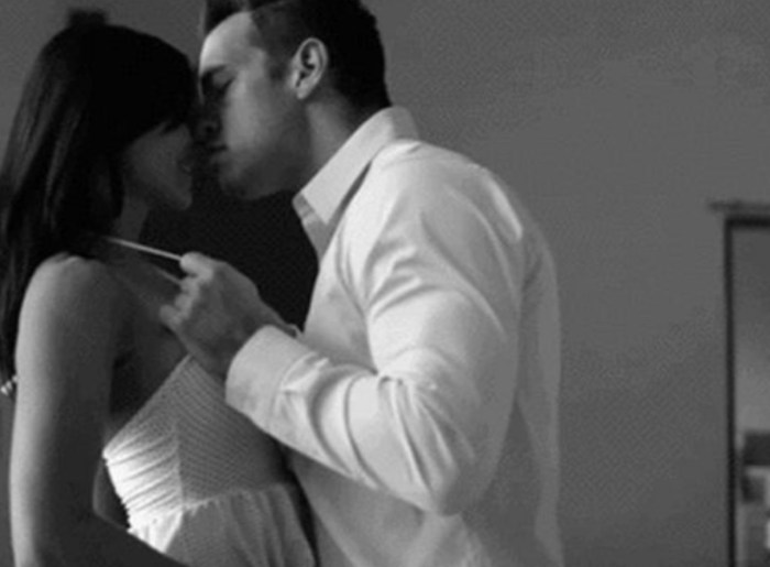 Man and woman passion