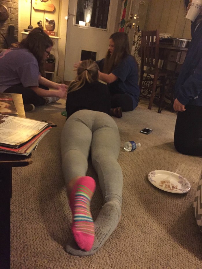 Girls in Home Pantyhose