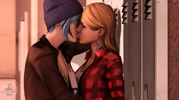Life Is Strange Chloe and Rachel kiss