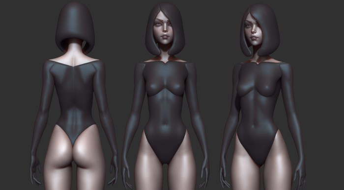 Modeling the female body