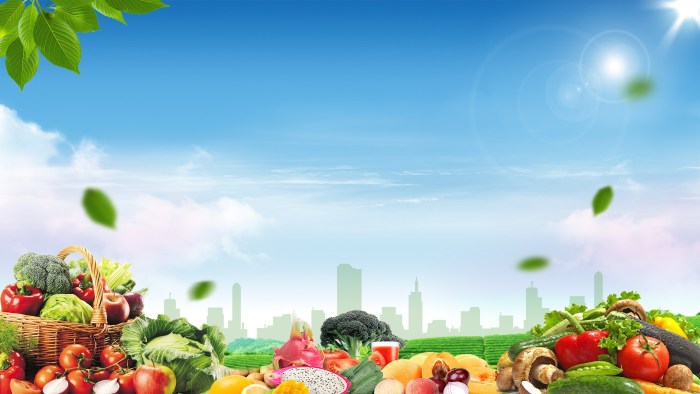 Background for grocery store