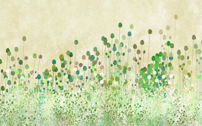 Opposition in green tones