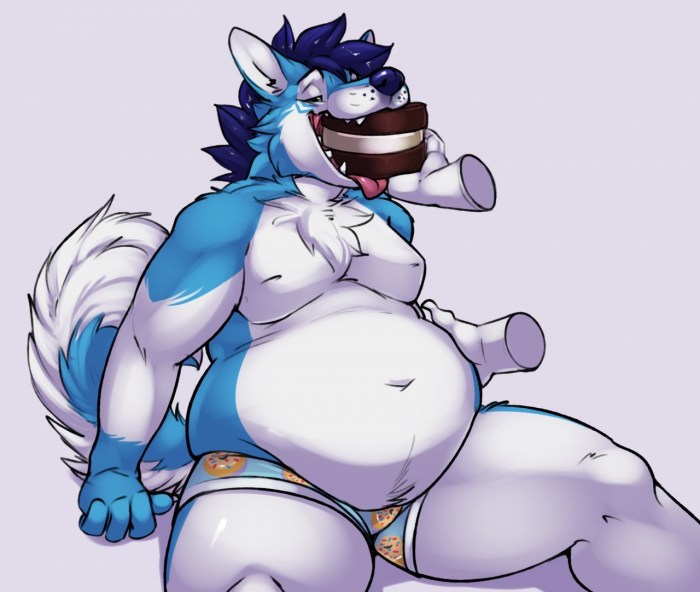 Fat Furry without clothes