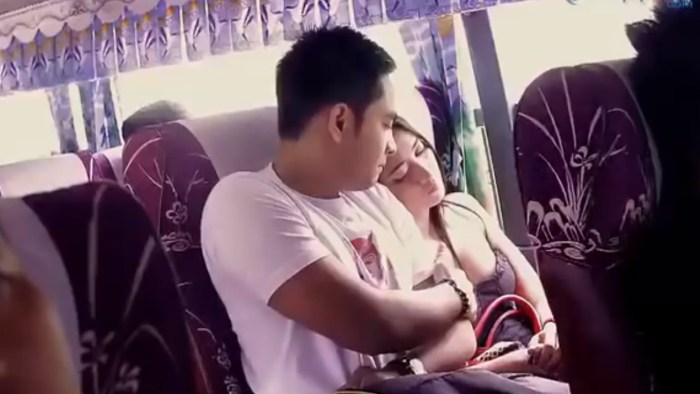 Touching on the Bus