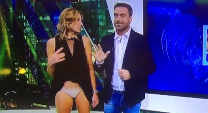 Panties leading on TV