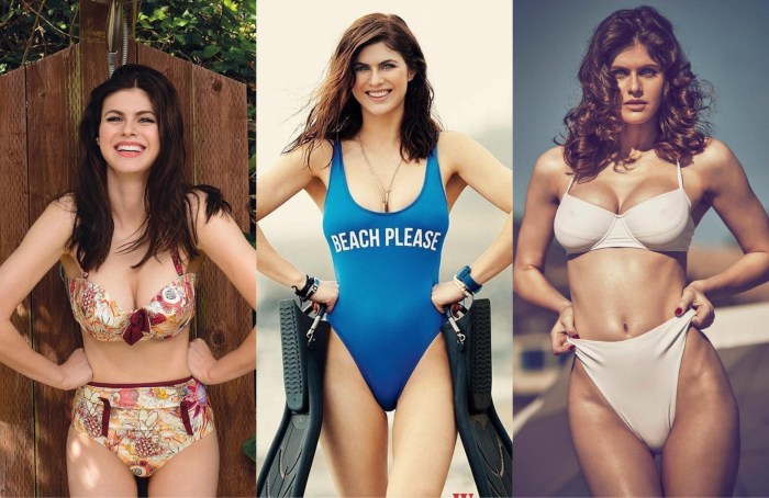 Alexandra Daddario in a swimsuit 2021