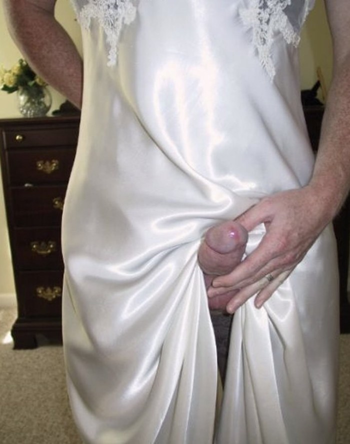 Naked bride on a wedding night