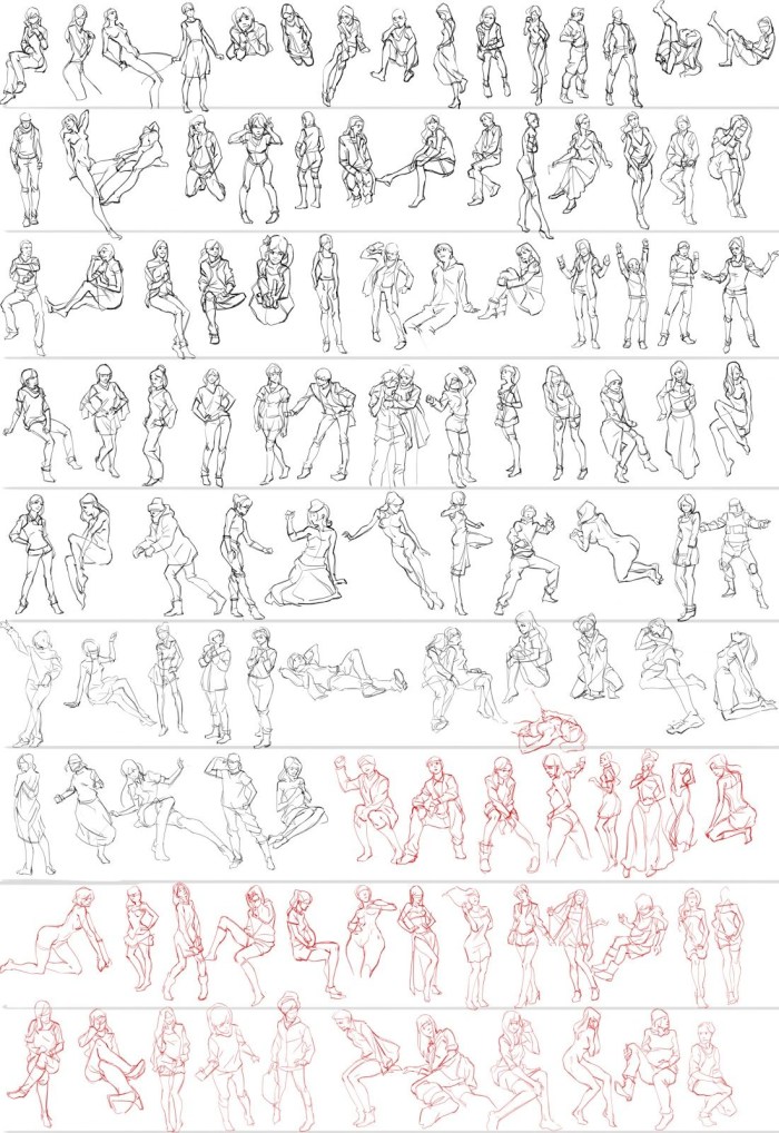 Reference by poses