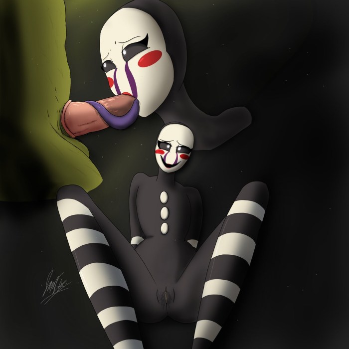 Anime fnaf Marionette hentai