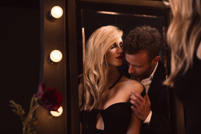 Romantic and sexy evening