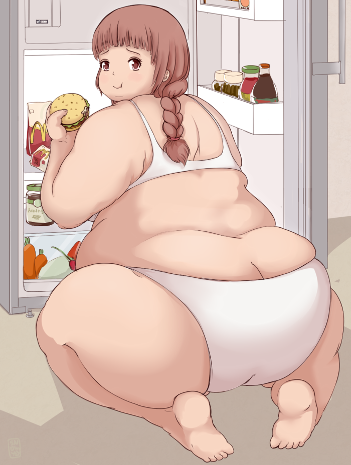 Weight Gain Fat Inflation Belly Anime Motition 18