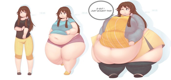 The thicker girls anime