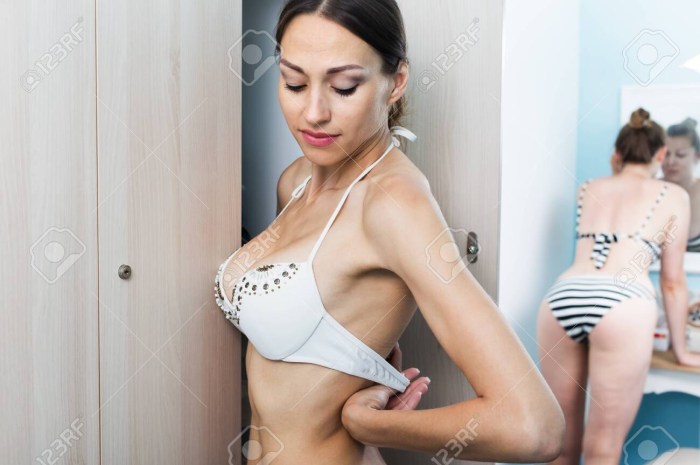 Undressing after Shower