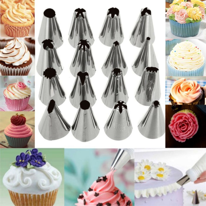 CAKE Decorator set of nozzles