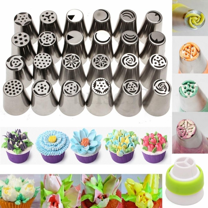 S-6304 nozzles for confectionery bag 24 pcs