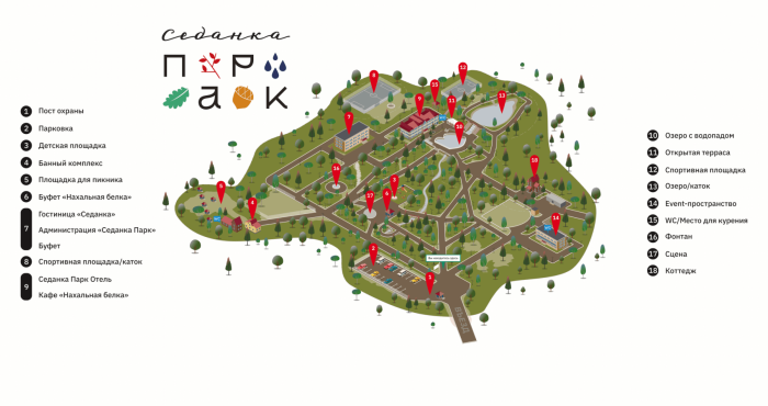 Sedanka Park map