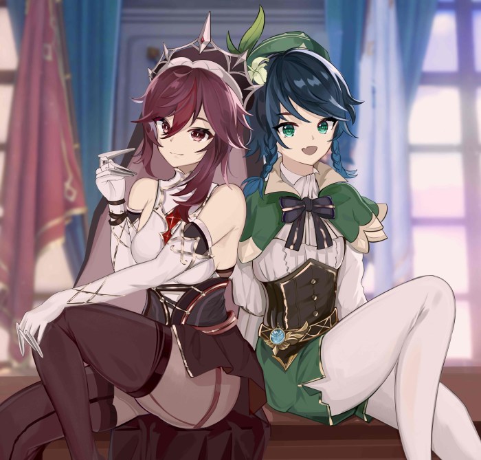 Rosaria and Barbara Genshin