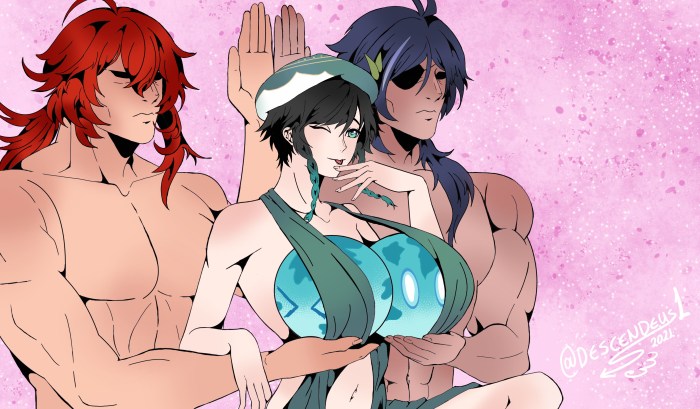 Baal and Miko Genshin