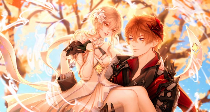 Xiao and Lyumin Genshin Art