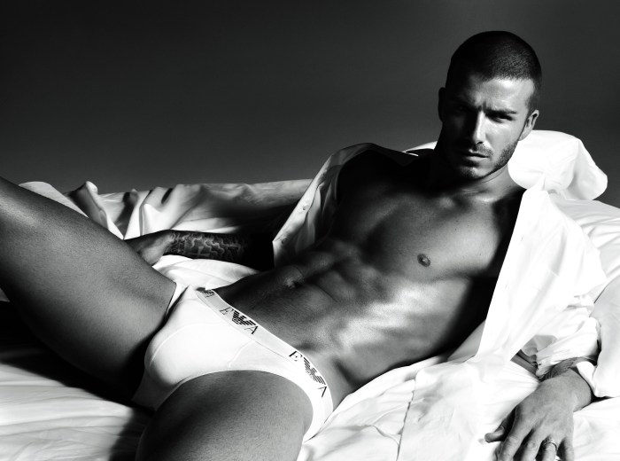 David Beckham in underwear