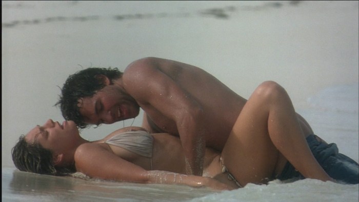 Kelly Brook three on the island naked