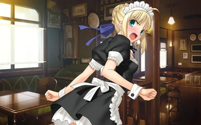 Fuck with a maid in the office