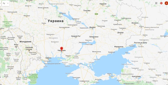 Pavlograd Ukraine on the map